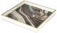 Decorative glass tray ONYX, 35 x 35 x 4.5 cm 1
