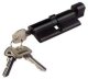 Lock cylinder FORTEX 4ME, 30 x 30 mm, 3 keys, black. 1