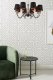 Pendant lamp G. LUX, 8 x E14, black/gold, o70 cm 1