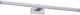 LED mirror light G. LUX, IP44, 10W, 4000 K, 1000 lm, shiny chrome, 50 cm 1