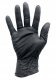 Disposable nitrile gloves with rough palm GRIPAZZ, black, size 2XL (50pcs.) 6