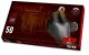 Disposable nitrile gloves with rough palm GRIPAZZ, black, size 2XL (50pcs.) 9