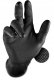 Disposable nitrile gloves with rough palm GRIPAZZ, black, size XL (50pcs.) 1