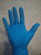 Disposable nitrile gloves with rough palm GRIPPAZ-245VB, size L, 100pcs. 1