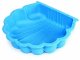 Sandbox - swimming pool, shell-shaped, plastic, blue, 87 x 78 x 18 cm 1
