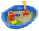 Sandbox - swimming pool, shell-shaped, plastic, blue, 87 x 78 x 18 cm 3