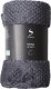 Blanket SPLENDID MANA, 150 x 200 cm, anthracite, 100% polyester 1