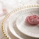 Dessert plate Homla SYLIA White Ornament, 21 cm 8