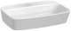 WASHBASIN COUNTER TOP LYRA PLUS 55CM WH 1