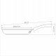 Non-stick frying pan TRAMONTINA PROFESSIONAL, suitable for induction cookers O 26 cm 1