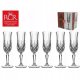 Crystal champagne glasses RCR Opera, 130 ml, 6 pcs. 5