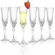 Crystal champagne glasses RCR ADAGIO, 180 ml., 6 pcs. 7