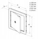 Plastic inspection door HACO, 300 x 400 mm 8