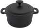 Cast iron pot - stew pot MPLco, black, 20 x 9 cm 1