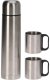 Stainless steel thermos 1L, 2 cups 2