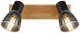 Spotlight GLOBO Claude, 2 x E14, 40W, wood/black, 7 x 25 x 15.5 cm 1