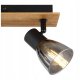 Spotlight GLOBO Claude, 2 x E14, 40W, wood/black, 7 x 25 x 15.5 cm 2