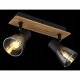 Spotlight GLOBO Claude, 2 x E14, 40W, wood/black, 7 x 25 x 15.5 cm 6