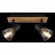 Spotlight GLOBO Claude, 2 x E14, 40W, wood/black, 7 x 25 x 15.5 cm 7