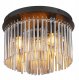 Ceiling lamp GLOBO GORLEY, 5xE14, 40W, 230V, metal, black color, o32x23cm 1
