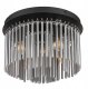 Ceiling lamp GLOBO GORLEY, 5xE14, 40W, 230V, metal, black color, o32x23cm 1