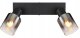 Spotlight GLOBO HUBERTUS, 2 x E14, 40W, 230V, matt black, 7 x 26 x 14 cm 1