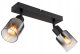 Spotlight GLOBO HUBERTUS, 2 x E14, 40W, 230V, matt black, 7 x 26 x 14 cm 1