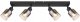 Spotlight GLOBO HUBERTUS, 4 x E14, 40W, 230V, matt black, 7 x 56 x 14 cm 1