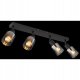 Spotlight GLOBO HUBERTUS, 4 x E14, 40W, 230V, matt black, 7 x 56 x 14 cm 3