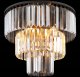 Ceiling lamp GLOBO NAXIS, 3xE27, 40W, 230V, metal, crystals, black color, o40x33cm 5