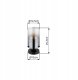 Table lamp GLOBO FLORENTINA, 1xE27, 40W, 230V, cable 1.5m, black color, o12.5x26cm 6