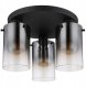 Ceiling lamp GLOBO FLORENTINA, 3x E27, 40W, 230V, metal, black color, o40.5x26 cm 3
