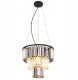 Hanging lamp GLOBO NAXIS, 3xE27, 40W, 230V, metal, crystals, black color, o40x120cm 1