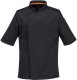 C738 - Bluza szefa kuchni MeshAir Pro S/S - czarny XS 1
