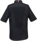 C738 - Bluza szefa kuchni MeshAir Pro S/S - czarny XS 1