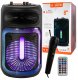 Mocny Przenośny Głośnik Boombox Bluetooth Usb Sd Aux Radio Mikrofon Karaoke 1
