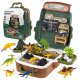 Figurka VERGIONIC Plecak Z Dinozaurami Zestaw Odkrywcy Dla Dzieci Figurki Dinozaurów Wulkan 1