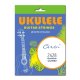 ZAPASOWE STRUNY DO GITARY UKULELE KONCERTOWEGO SOPRANOWEGO NYLONOWE BIAŁE 1