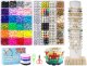 Zestaw Do Tworzenia Biżuterii Bransoletek 110 El xxxxxxxxxxxxxxxxxxxxx + NAKLEJKI NA PAZNOKCIE 16