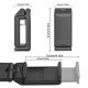 UNIWERSALNY UCHWYT PODRÓŻNY NA TELEFON 6.5 CALA, BLACK / CZARNY 1
