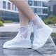 PRZECIWDESZCZOWE NAKŁADKI NA BUTY S (35-36) NA SUWAK, WHITE / BIAŁY 1