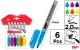 Marker do tekstyliów 6 kolorów 3