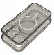 Futerał CLEAR MAG COVER z ochroną aparatu kompatybilny z MagSafe do IPHONE 16 black glitter 1