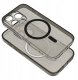 Futerał CLEAR MAG COVER z ochroną aparatu kompatybilny z MagSafe do IPHONE 16 black glitter 2