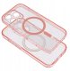 Futerał CLEAR MAG COVER z ochroną aparatu kompatybilny z MagSafe do IPHONE 16 pink glitter 6