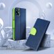 Kabura FANCY Book do MOTOROLA MOTO G75 granatowo limonkowy 3