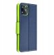 Kabura FANCY Book do XIAOMI Redmi Note 14 5G granatowo limonkowy 4