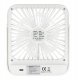 Wentylator / wiatrak biurkowy z regulowaną podstawką W30 biały 2