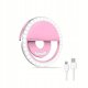 Lampa LED Ring do selfie na telefon RK-12 różowa 1