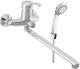 RUBINETA bathroom set: Virtu12/C faucet, shower head, holder, hose, chrome color. 1